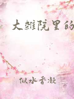 大杂院里的女人