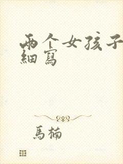 两个女孩子开车细写