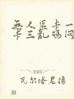 无人区卡一卡二卡三乱码网站