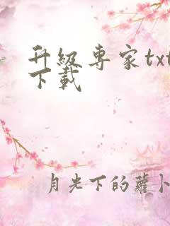 升级专家txt下载