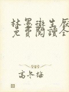 林墨微生厌小说免费阅读全文