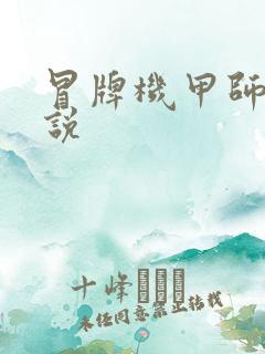 冒牌机甲师 小说