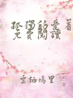 孤独的爱着全文免费阅读