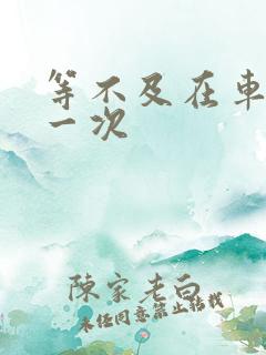 等不及在车里做一次