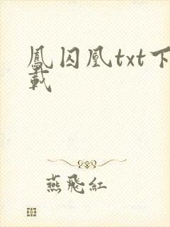 凤囚凰txt下载