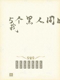5个黑人同时玩我