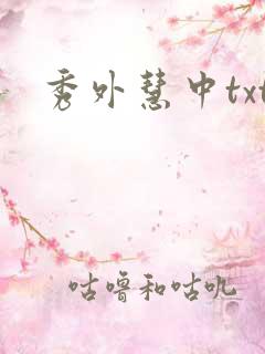 秀外慧中txt