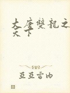 大唐双龙之无敌天下