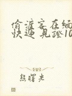 偷渡客在缅北送快递 见证100种逃亡