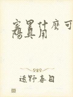 家里什么可以当阳具用