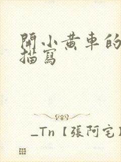 开小黄车的细腻描写