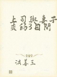 上司与妻子干到爽的3日间