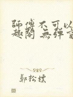 师傅不可以 笔趣阁 无弹窗