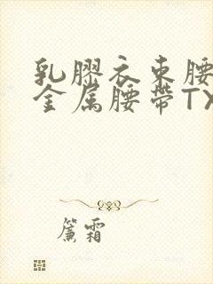 乳胶衣束腰勒紧金属腰带TXT