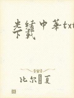 光绪中华txt下载