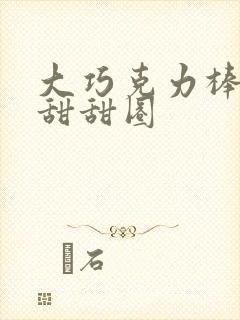 大巧克力棒c小甜甜圈