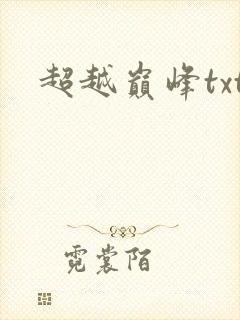 超越巅峰txt