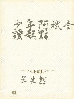 少年阿斌全文阅读起点
