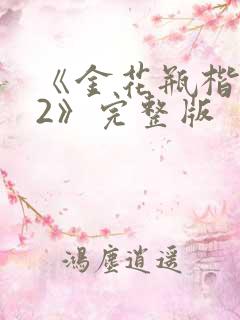 《金花瓶楷梅花2》完整版