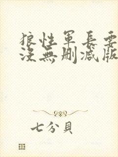 狼性军长要够了没无删减版
