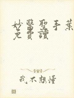 妙医圣手叶皓轩免费读