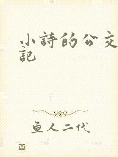 小诗的公交车日记