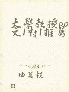 大学教授pop文1对1推荐
