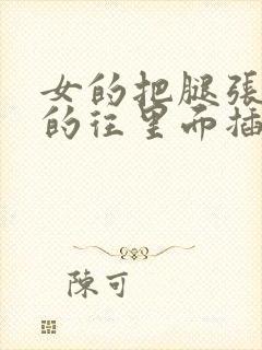 女的把腿张开男的往里面插