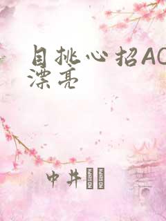 目挑心招AC小漂亮