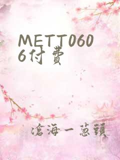 METT0606付费
