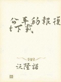 公平的报复txt下载