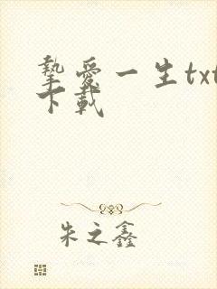 挚爱一生txt下载