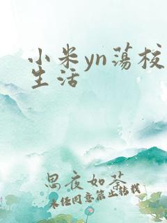 小米yn荡校园生活