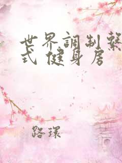 世界调制系统模式 健身房