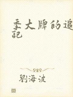 季大牌的追夫日记