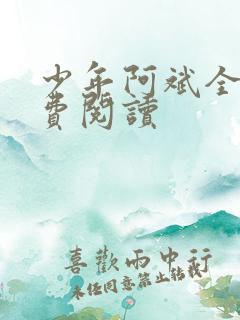 少年阿斌全文免费阅读