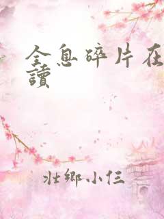 全息碎片在线阅读