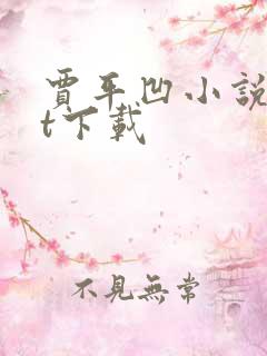 贾平凹小说txt下载