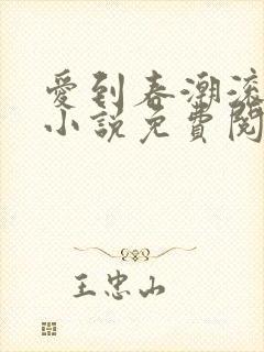 爱到春潮滚滚来小说免费阅读