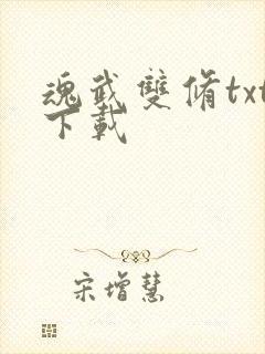 魂武双修txt下载