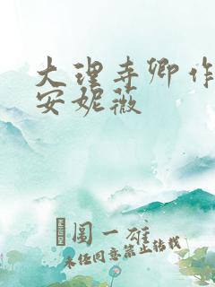 大理寺卿作者:安妮薇