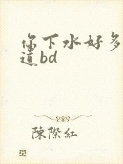 你下水好多下水道bd