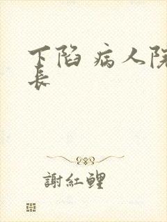 下陷 病人院院长
