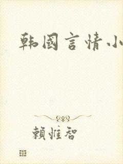 韩国言情小说
