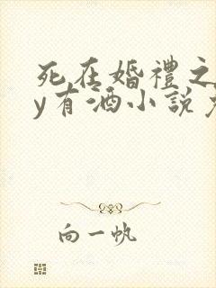 死在婚礼之前by有酒小说免费阅读