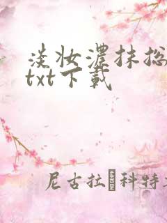 淡妆浓抹总相宜txt下载