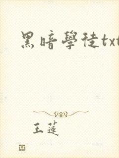 黑暗学徒txt