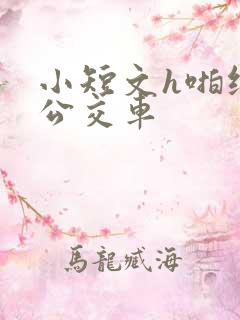 小短文h啪纯肉公交车