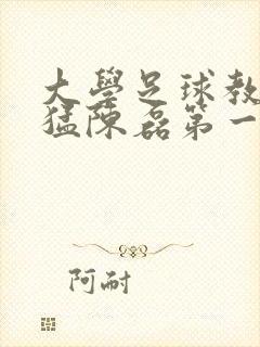 大学足球教练王猛陈磊第一篇