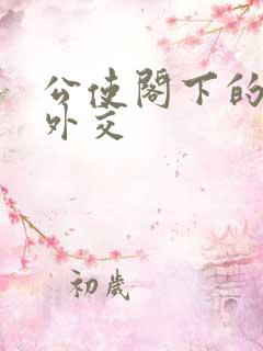 公使阁下的秘密外交